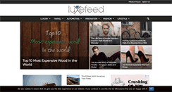 Desktop Screenshot of luxefeed.com