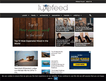 Tablet Screenshot of luxefeed.com